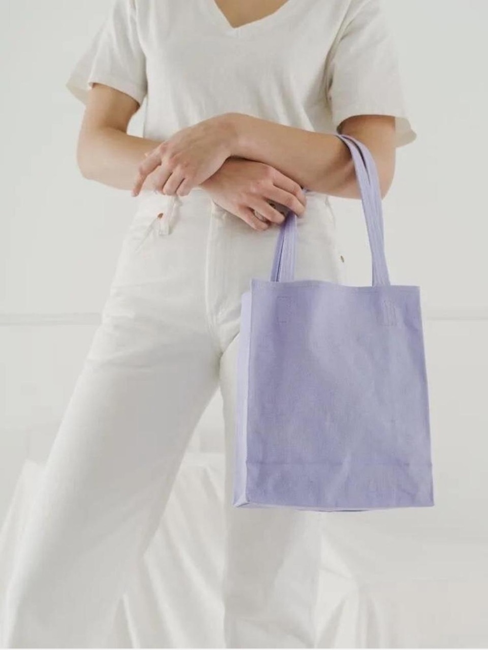 Lavender Canvas Retail Tote